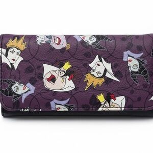 Disney Villains Purple and Black Wallet
